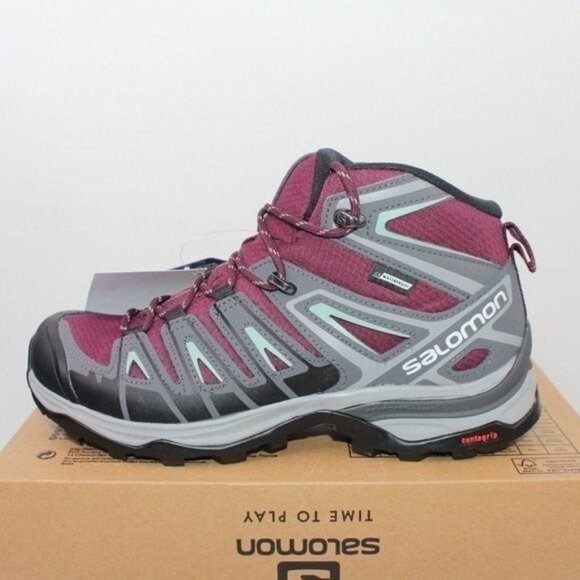Salomon Women's X Ultra Pioneer Waterproof Hiking Mid Boots Size 6.0 - Picture 2 of 12